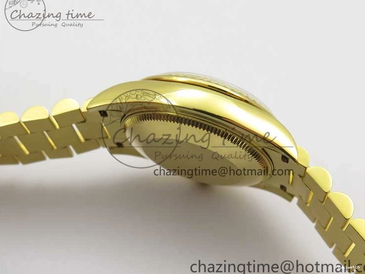 Bracelet Dial EWF 31mm ETA2688 Best Green YG Daydate Edition Malachite YG President on 278288 0430